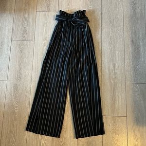 Antonio Melani Black Striped Pant